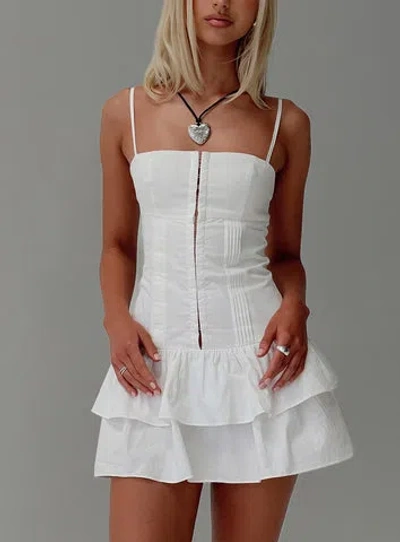 Princess Polly Jazzmin Mini Dress In White