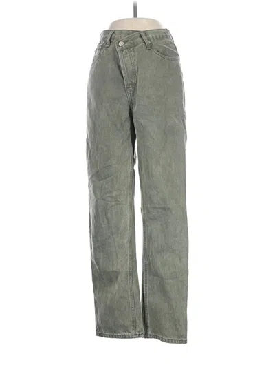 Pre-owned Princess Polly Jeans In Green