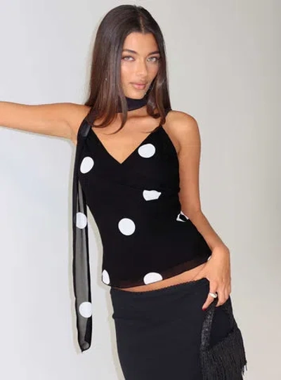 Princess Polly Jenae Scarf Detail Cami Top In Black