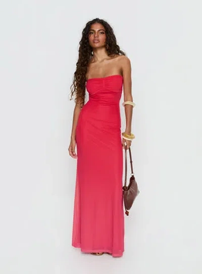 Princess Polly Jesemma Strapless Maxi Dress In Pink