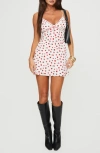 Princess Polly Karena Floral Minidress In Neutral