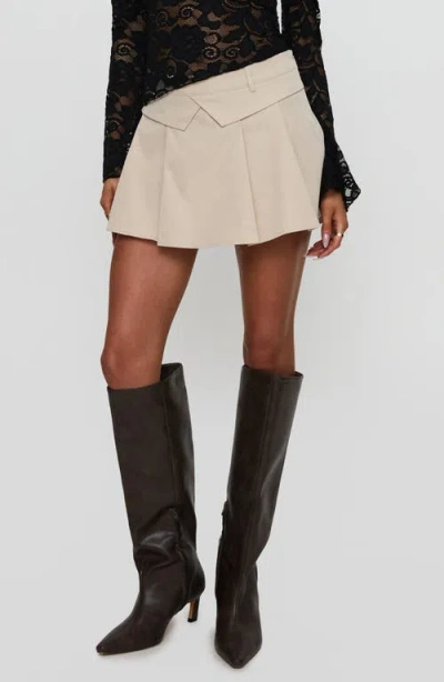 Princess Polly Khaite Pleated Miniskirt