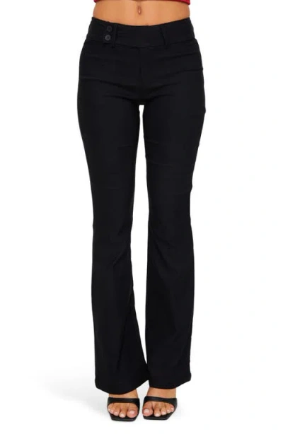 Princess Polly Kinkirk Flare Pants In Black