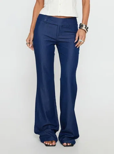 Princess Polly Kinkirk Flared Pants In Blue