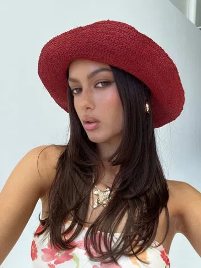 Princess Polly Kirky Hat In Red