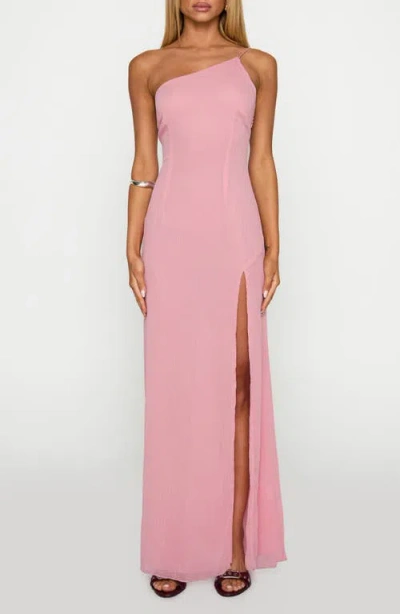 Princess Polly Kiss Of Life Chiffon Gown In Pink