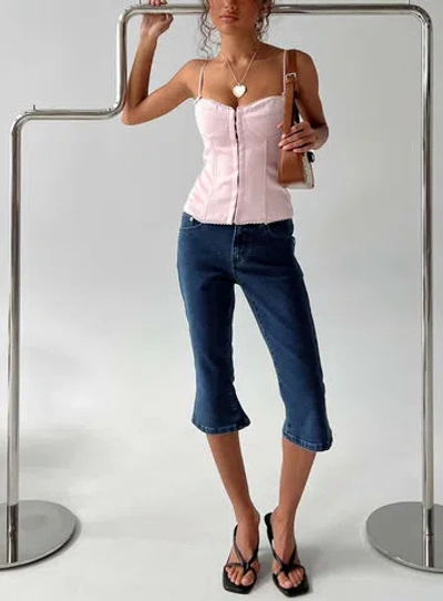 Princess Polly Kissimo Kick Flare Capri Pants In Multi