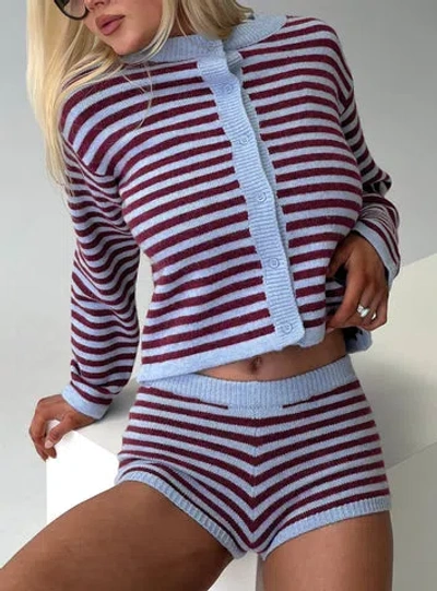 Princess Polly Kollens Knit Micro Short In Multi