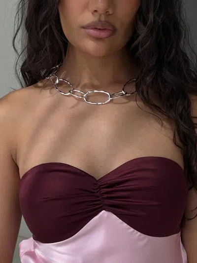 Princess Polly Labella Looped Necklace In Silver