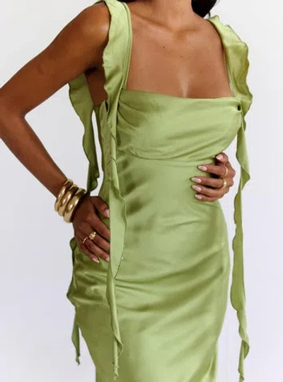 Princess Polly Lanai Maxi Dress In Olive