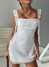 Princess Polly Lanai Mini Dress In White