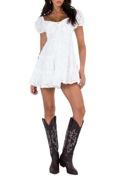 Princess Polly Lavine Minidress In White