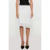 Princess Polly Layered Asymmetric Skirt In White