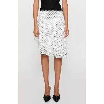 Princess Polly Layered Asymmetric Skirt In White
