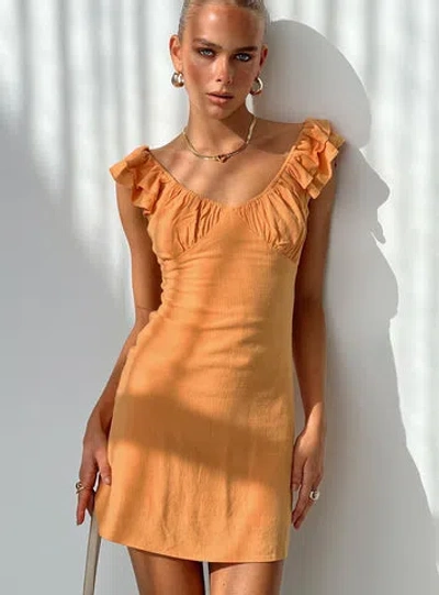Princess Polly Leto Mini Dress In Orange