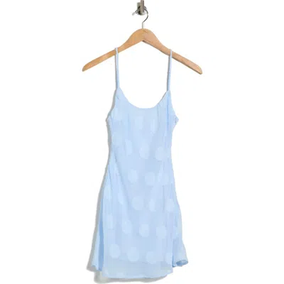 Princess Polly Lissie Scoop Neck Minidress In Blue