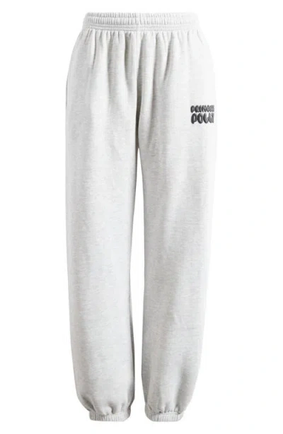 Princess Polly Logo Sweatpants In Gray