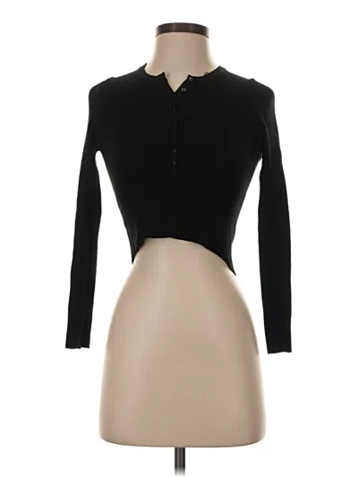 Pre-owned Princess Polly Long Sleeve Turtleneck In Black