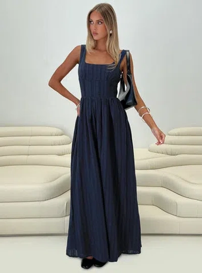 Princess Polly Lorinda Maxi Dress In Navy