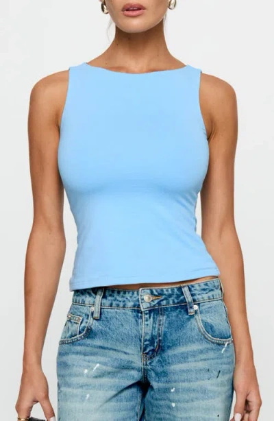 Princess Polly Lose Your Number Jersey Tank In Blue