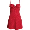 Princess Polly Love Birds Print Sleeveless Minidress