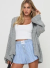 PRINCESS POLLY LOWER IMPACT ABNER CABLE CARDIGAN
