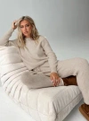 Princess Polly Lower Impact Abrams Rib Knit Pant In Beige