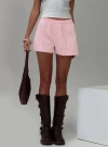 Princess Polly Lower Impact Addee Boxer Short In Pink