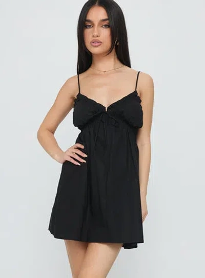 Princess Polly Lower Impact Alchemy Mini Dress In Black