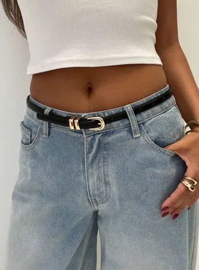 Princess Polly Lower Impact Antilles Faux Leather Micro Belt In Multi