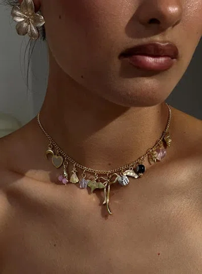 Princess Polly Lower Impact Antiqued Charm Necklace