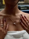 Princess Polly Lower Impact Attachment Necklace In Gold