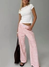 Princess Polly Lower Impact Beach House Pants Pink Stripe