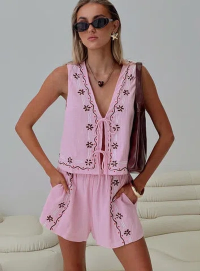 Princess Polly Lower Impact Bellamore Set In Pink
