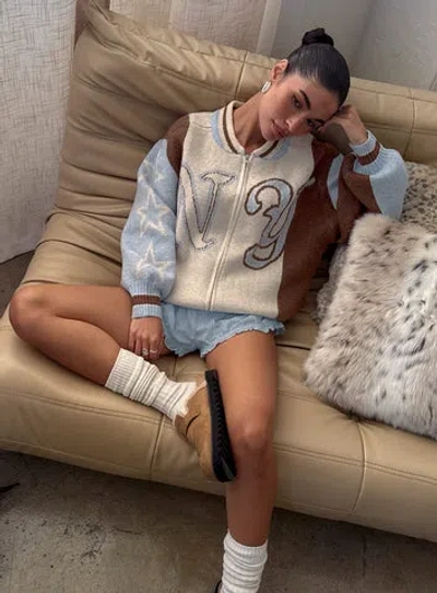 Princess Polly Lower Impact Brandyce Graphic Knit Jacket