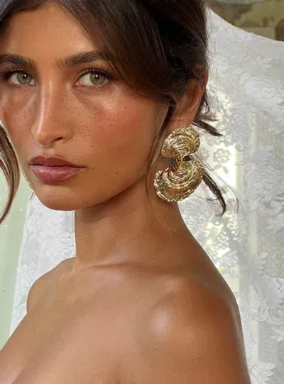 Princess Polly Lower Impact Brinly Earrings In Gold