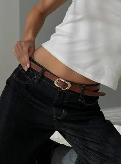 Princess Polly Lower Impact Capeside Faux Leather Belt