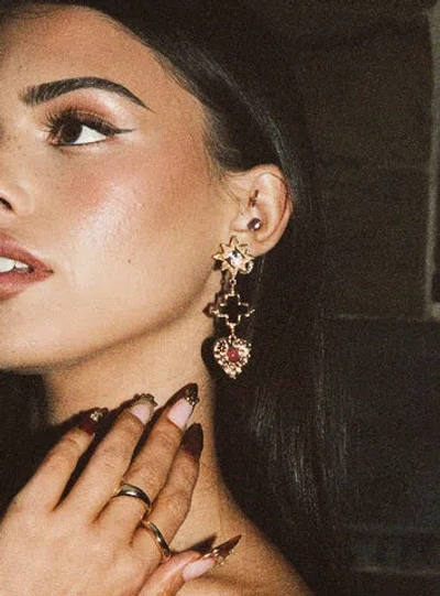 Princess Polly Lower Impact Capulet Earrings Gold