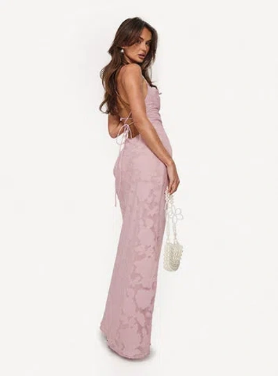 Princess Polly Lower Impact Celena Maxi Dress Light In Pink