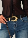Princess Polly Lower Impact Crossett Belt In Black
