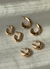 PRINCESS POLLY LOWER IMPACT DALENA EARRING PACK GOLD