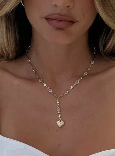 Princess Polly Lower Impact Daniele Y Necklace In Gold