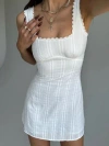 Princess Polly Lower Impact Dasha Mini Dress In White