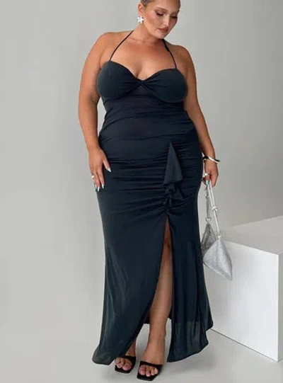Princess Polly Lower Impact Destinations Maxi Dress In Navy