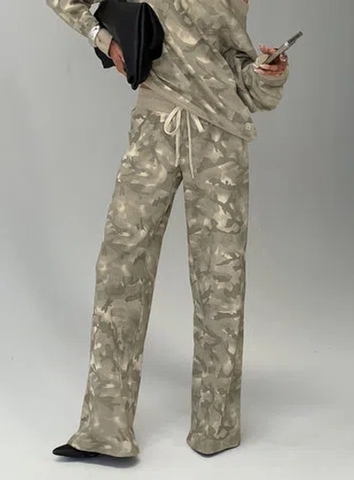 Princess Polly Lower Impact Dodie Wide Leg Pants In Green