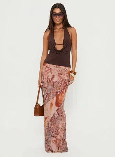 Princess Polly Lower Impact Dorella Spliced Maxi Skirt In Multi