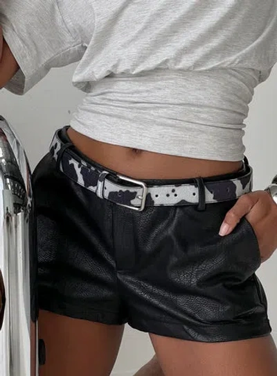 Princess Polly Lower Impact Double Back Faux Suede Belt