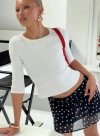 PRINCESS POLLY LOWER IMPACT ELAIA 3/4 SLEEVE TOP