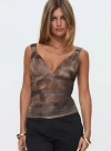Princess Polly Lower Impact Emilea Top In Multi