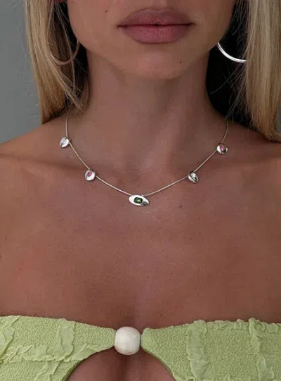 Princess Polly Lower Impact Endless Summers Necklace In Silver